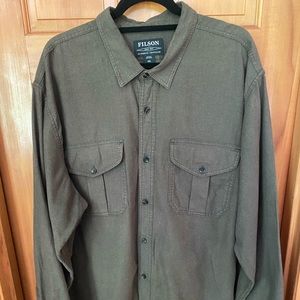 Filson OtGreen 2XL Lightweight Alaskan Guide Shirt